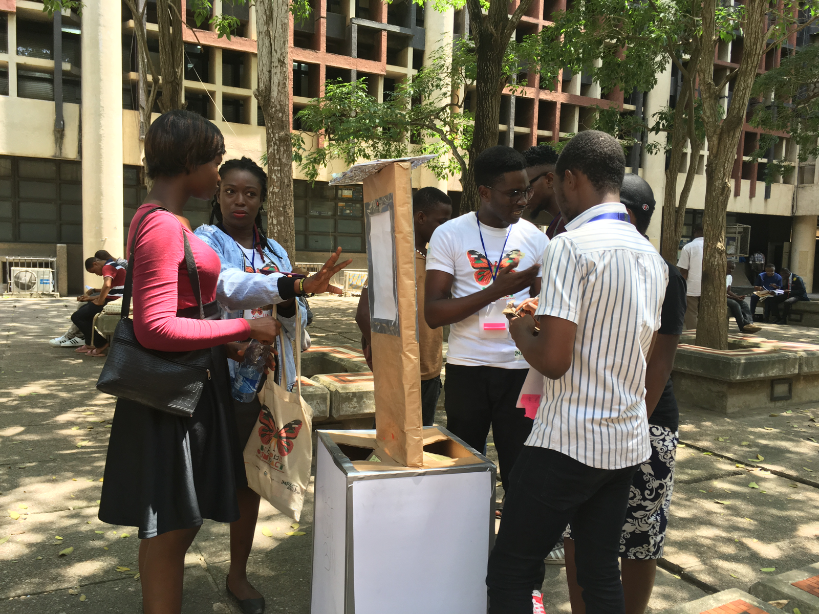 Prototyping and user testing at University of Lagos Campus